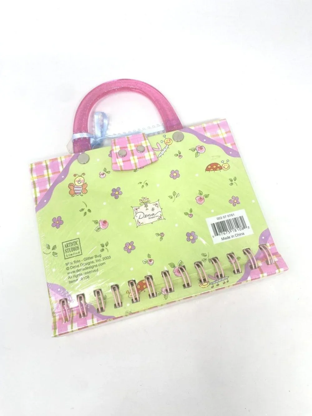 Artistic Studios Dena Designs Mini Tote Scrapbook Stickers Scrapbook Paper